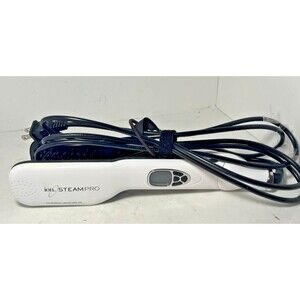 ION Steam Pro Hair Straightening Steam Brush Iron White 301320 YW168 TESTED